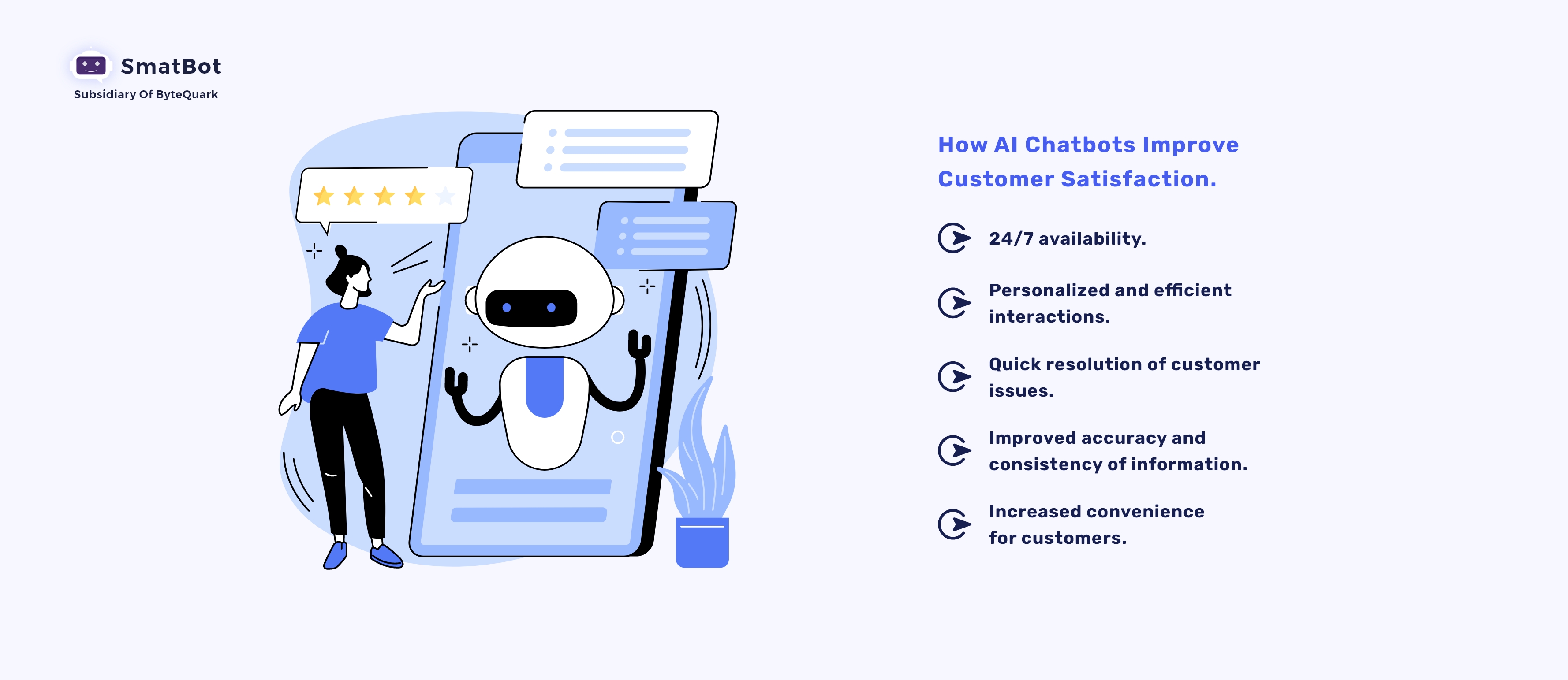 how chatbots improve cx satisfaction